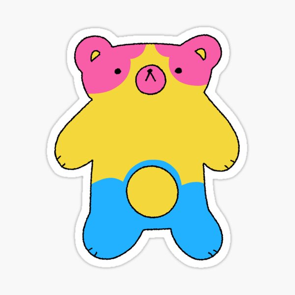 Pansexual Plushie Sticker