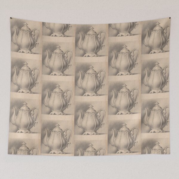Item preview, French antique Porcelain tea pot (1850 )products designed and sold by AntiqueGallery.