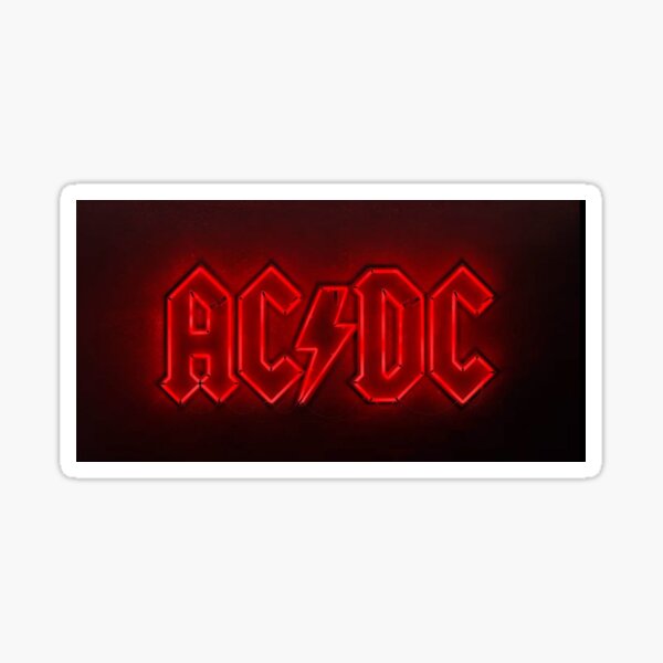 affiche acdç Sticker