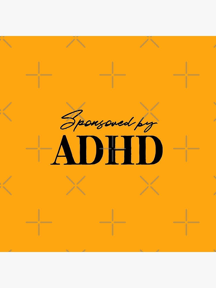 Thumbnail 3 of 3, Pin, Sponsored by Adhd - orange color designed and sold by Fatamimosh.