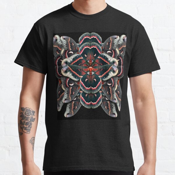 Cecropia Moth Mandala - Symmetrical Classic T-Shirt