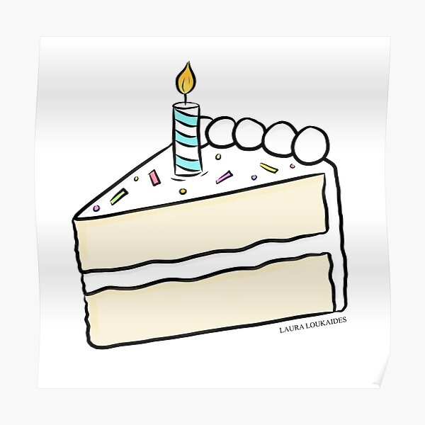Chocolate Cake With Candle Stock Illustration - Download Image Now - Birthday  Cake, Cake, Slice of Cake - iStock