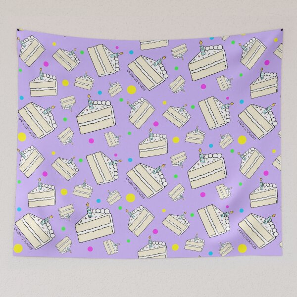 Item preview, Birthday Cake Slice  designed and sold by Laura Loukaides.