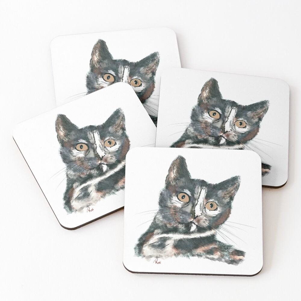 Item preview, Coasters (Set of 4) designed and sold by Daizi-Rae.