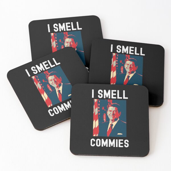Item preview, I Smell Commies Ronald Reagan Distressed Design designed and sold by VandJStore.