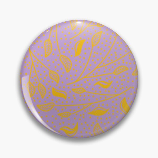 Item preview, Yellow and Purple Leaf Pattern  designed and sold by Krystal  Thomas.