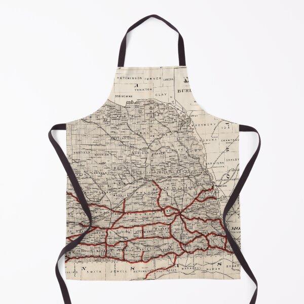 Item preview, 1866 Vintage Map of Nebraska designed and sold by Gin  Neko.