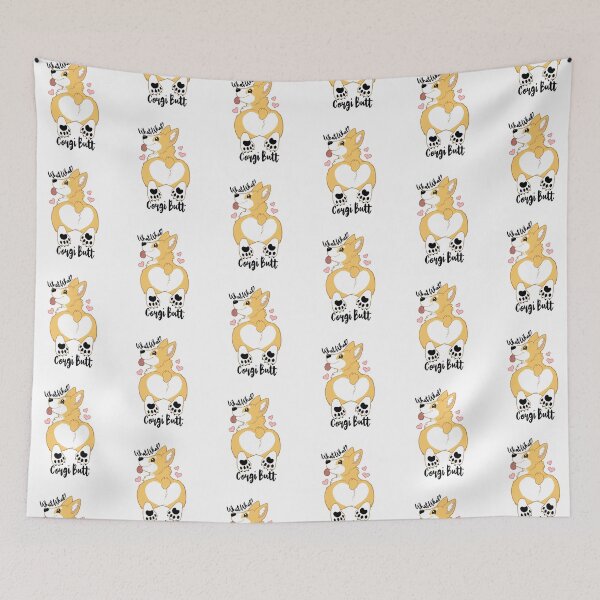 Item preview, Corgi Butt with Text designed and sold by MillyD13.