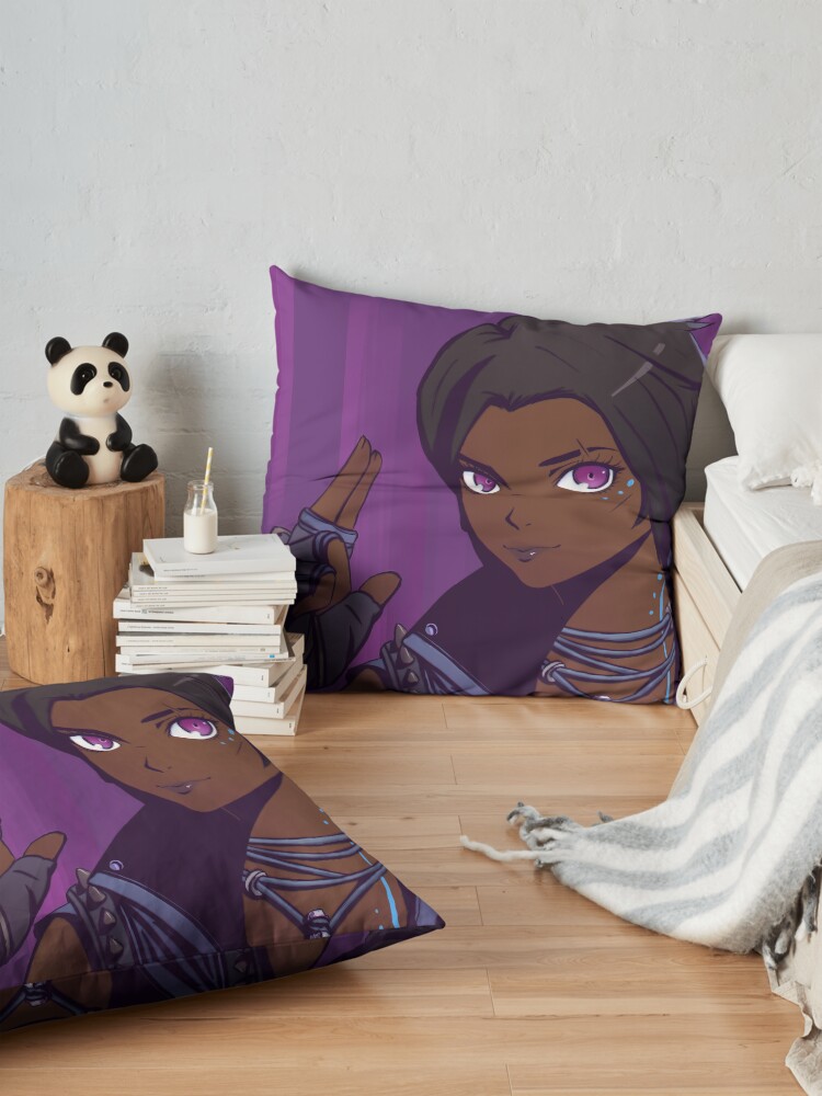 Alternate view of Amara of Borderlands Floor Pillow