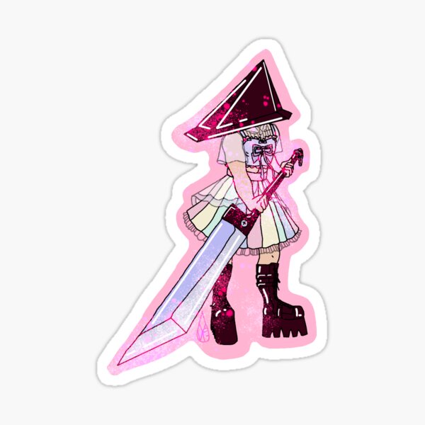 Silent Lewd Pyramid Head Pin – Tray's Tasty Trinkets