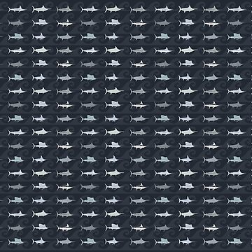 Artwork thumbnail, Compact Marlin Billfish Print / Montage by blackmarlinblog