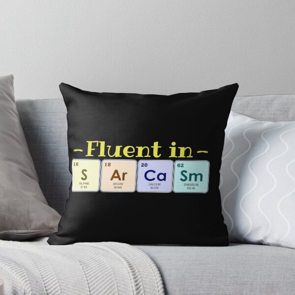 Item preview, Fluent in Sarcasm | Periodic Table designed and sold by the-krisney-way.