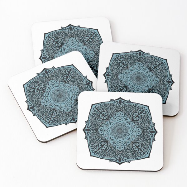 Item preview, Dark Cyan Mandala designed and sold by KEArtwork.