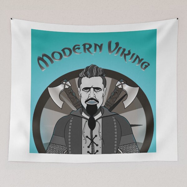 Item preview, Glamorous modern Viking with axes designed and sold by Prof209.