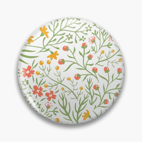 Item preview, Flower Red Orange pattern  designed and sold by AuraDesigner.
