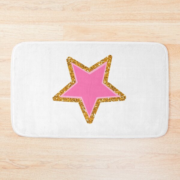 Item preview, pink glittery star designed and sold by mollsdesignss.