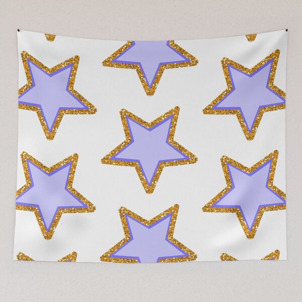 Item preview, purple glittery star designed and sold by mollsdesignss.