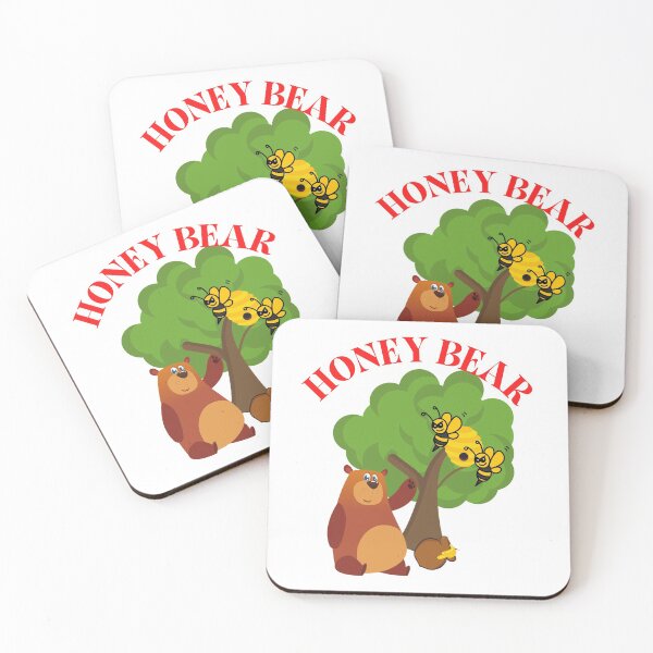 Item preview, HONEY BEAR, HONEYPOT, BEAR MEME, GRIZZLY, POOH BEAR, BEE FRIENDS, designed and sold by R B Chrystal.
