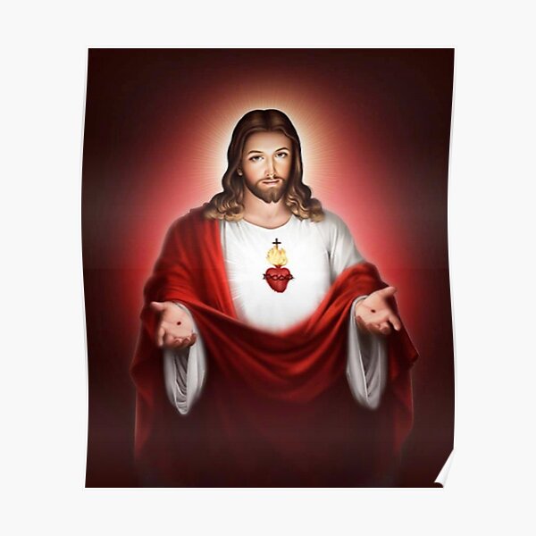 Poster G C3 B6ttliche Barmherzigkeit Redbubble