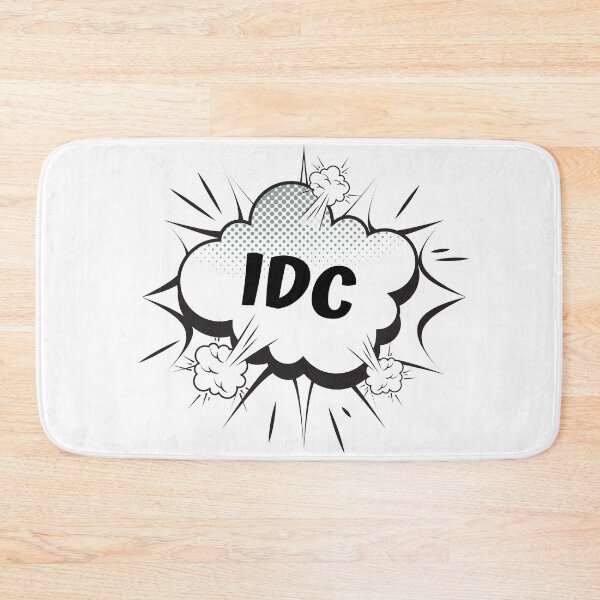 Item preview, I don't care pop art designed and sold by Smileycreation.