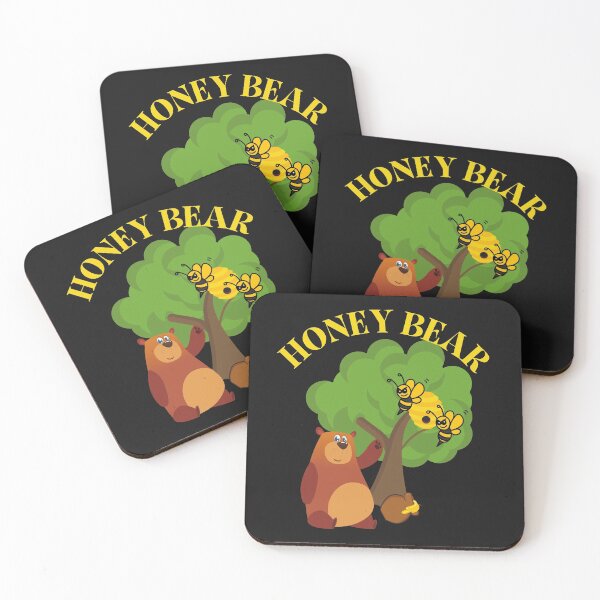 Item preview, HONEY BEAR, HONEYPOT, BEAR MEME, GRIZZLY, POOH BEAR, BEE FRIENDS, designed and sold by R B Chrystal.