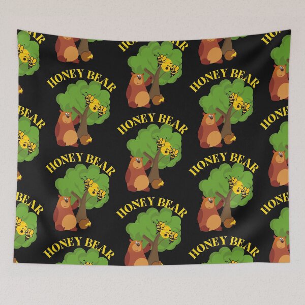 Item preview, HONEY BEAR, HONEYPOT, BEAR MEME, GRIZZLY, POOH BEAR, BEE FRIENDS, designed and sold by R B Chrystal.