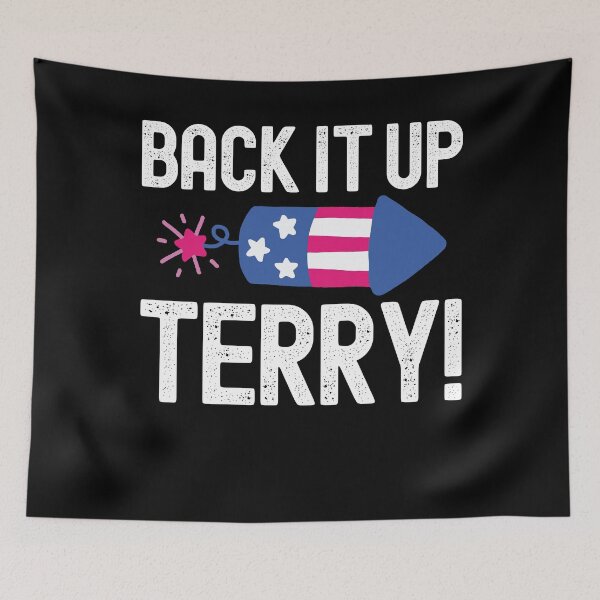 Item preview, Back It Up Terry Funny 4th of July Fireworks Design designed and sold by justjonboy.