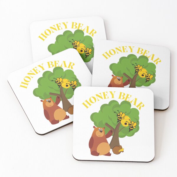Item preview, HONEY BEAR, HONEYPOT, BEAR MEME, GRIZZLY, POOH BEAR, BEE FRIENDS, designed and sold by R B Chrystal.