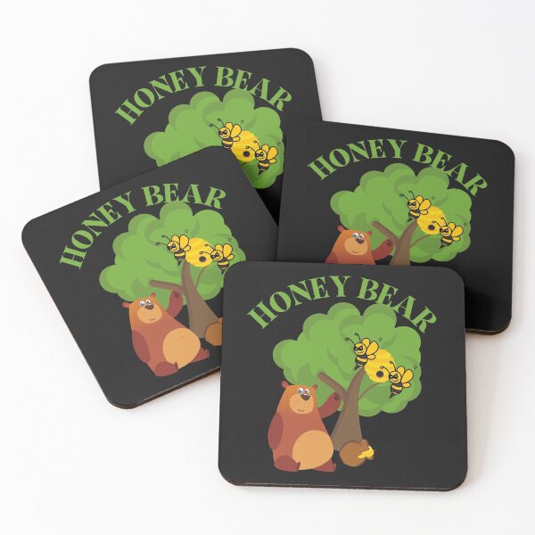 Item preview, HONEY BEAR, HONEYPOT, BEAR MEME, GRIZZLY, POOH BEAR, BEE FRIENDS, designed and sold by R B Chrystal.