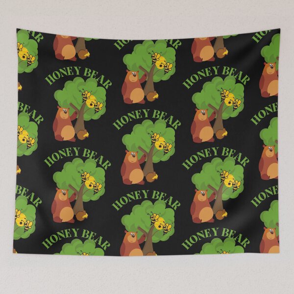 Item preview, HONEY BEAR, HONEYPOT, BEAR MEME, GRIZZLY, POOH BEAR, BEE FRIENDS, designed and sold by R B Chrystal.