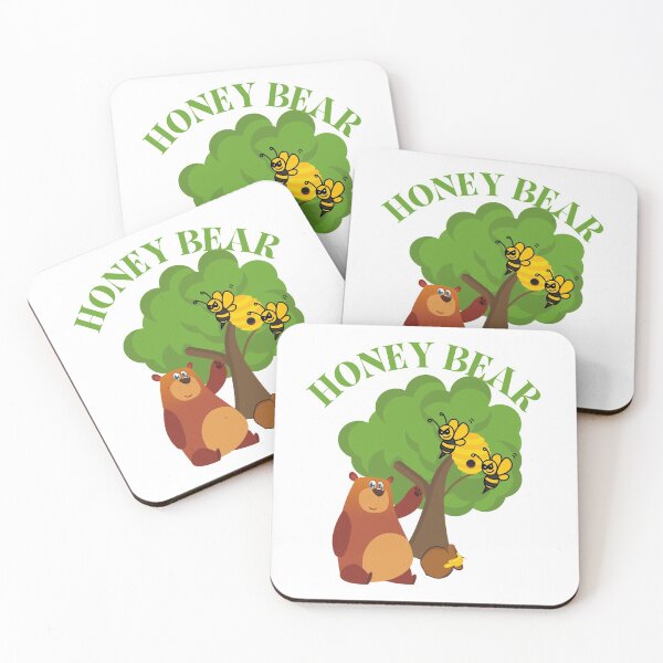 Item preview, HONEY BEAR, HONEYPOT, BEAR MEME, GRIZZLY, POOH BEAR, BEE FRIENDS, designed and sold by R B Chrystal.