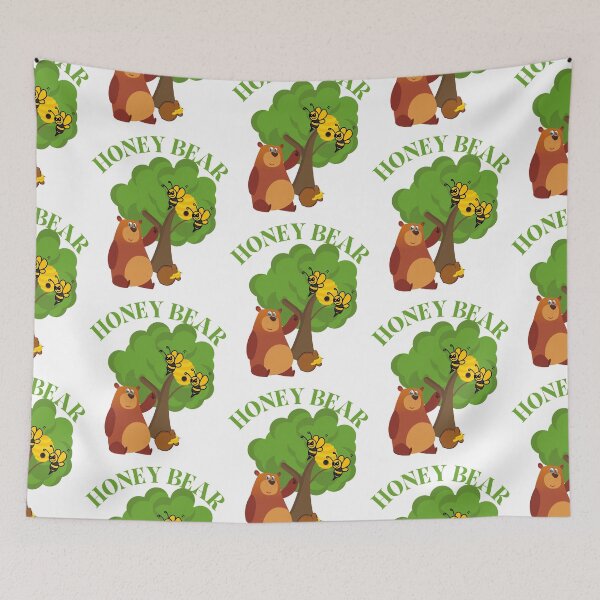 Item preview, HONEY BEAR, HONEYPOT, BEAR MEME, GRIZZLY, POOH BEAR, BEE FRIENDS, designed and sold by R B Chrystal.