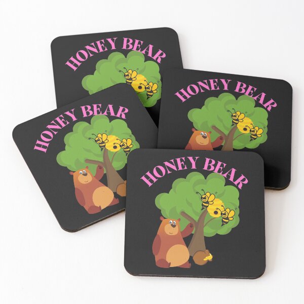 Item preview, HONEY BEAR, HONEYPOT, BEAR MEME, GRIZZLY, POOH BEAR, BEE FRIENDS, designed and sold by R B Chrystal.