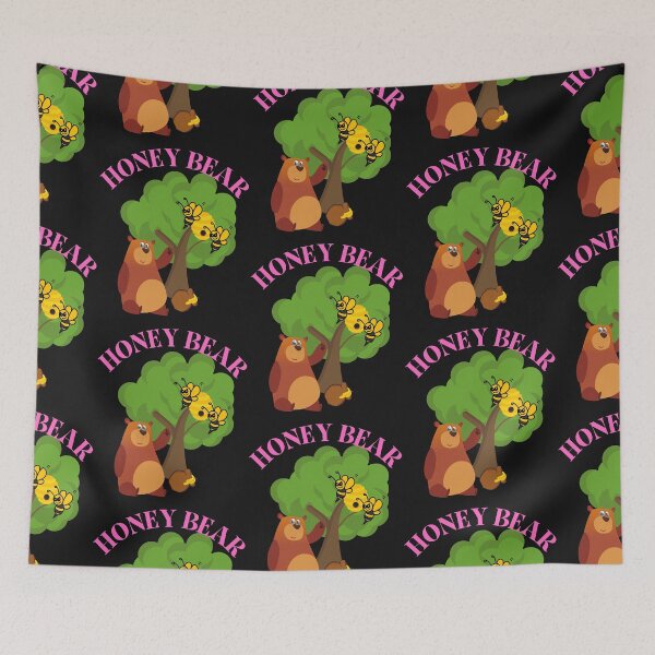Item preview, HONEY BEAR, HONEYPOT, BEAR MEME, GRIZZLY, POOH BEAR, BEE FRIENDS, designed and sold by R B Chrystal.