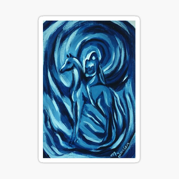 Blue Amazon Sticker