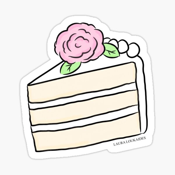 Retro Cake Slice Vector Royalty-Free Stock Image - Storyblocks