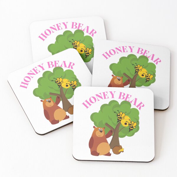 Item preview, HONEY BEAR, HONEYPOT, BEAR MEME, GRIZZLY, POOH BEAR, BEE FRIENDS, designed and sold by R B Chrystal.