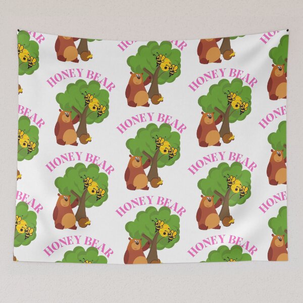 Item preview, HONEY BEAR, HONEYPOT, BEAR MEME, GRIZZLY, POOH BEAR, BEE FRIENDS, designed and sold by R B Chrystal.
