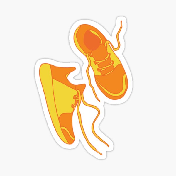 Item preview, Yellow sneakers  designed and sold by CreativePetlin.