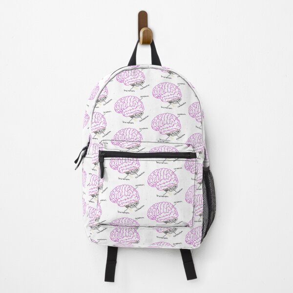 Item preview, Pink Brain Diagram Labelled designed and sold by NeuroNotes.