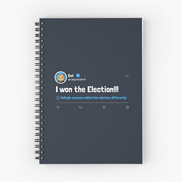 Item preview, Cat Won The Presidential Run Disputed Tweet designed and sold by Tobe Fonseca®.