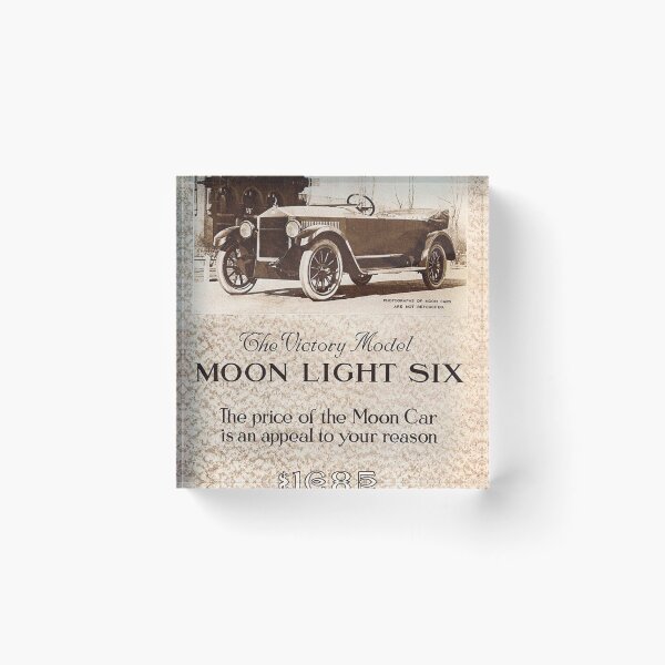 Artikelvorschau, Moon Automobile Victory Model Light Six Werbung 1919 entworfen und verkauft von AntiqueGallery.