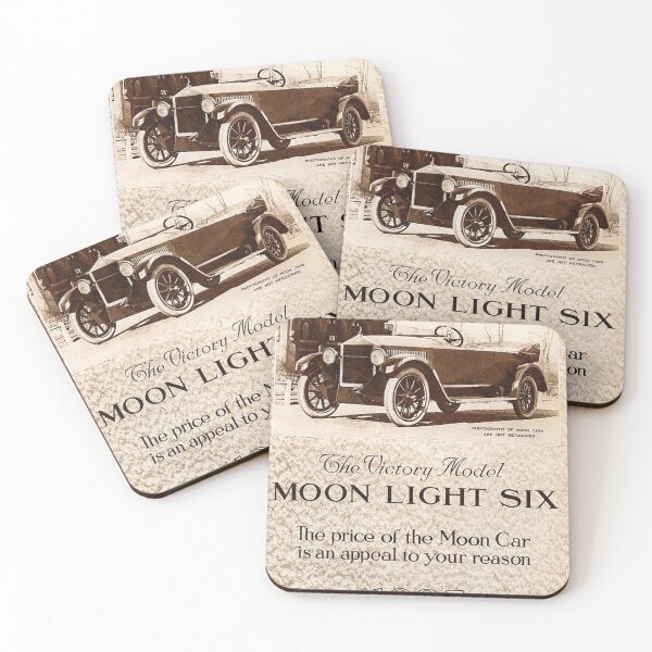 Artikelvorschau, Moon Automobile Victory Model Light Six Werbung 1919 entworfen und verkauft von AntiqueGallery.