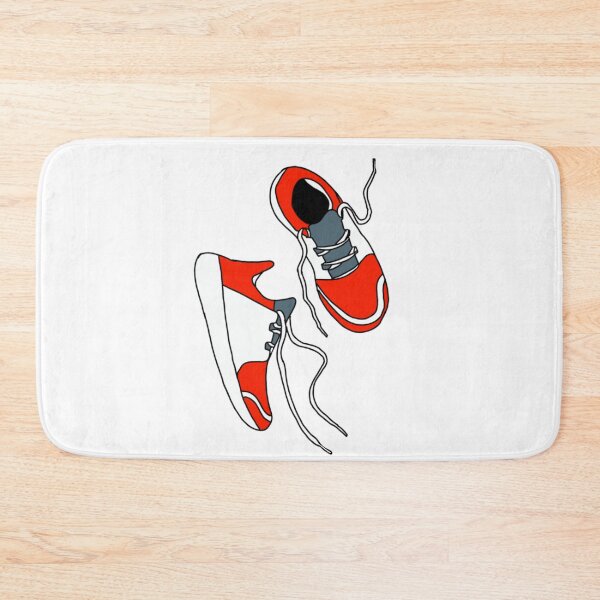 Aperçu de l'œuvre Baskets rouges et blanches créée et vendue par CreativePetlin.