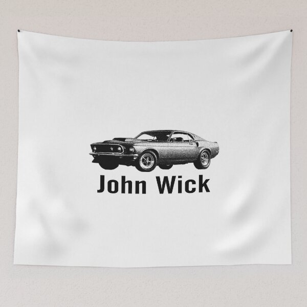 Item preview, John Wick Mustang designed and sold by NiceShirtY.