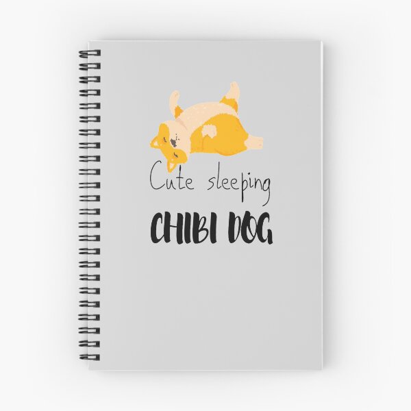 Item preview,  Cute sleeping chibi dog gift dogs lover gift chibi lover designed and sold by KUKUYET.