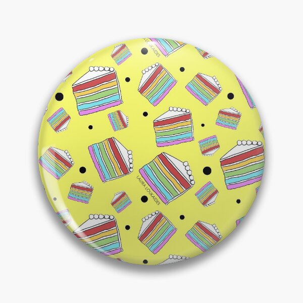 Item preview, Rainbow Cake Slice designed and sold by Laura Loukaides.