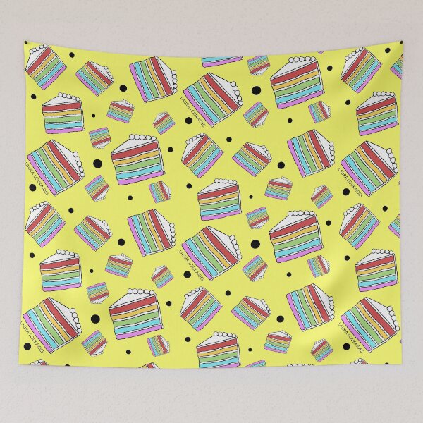 Item preview, Rainbow Cake Slice designed and sold by Laura Loukaides.