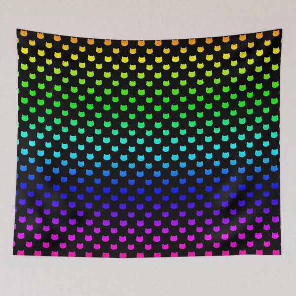Item preview, Rainbow Polka Cat designed and sold by Michael Pulley.