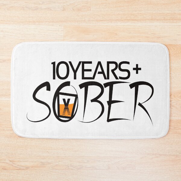 Item preview, 10 Years + Sober | Sober Life  designed and sold by Popular-Designz.